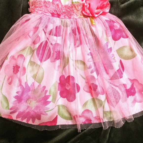 (SOLD) Youngland Pink floral dress - Picture 4 of 6